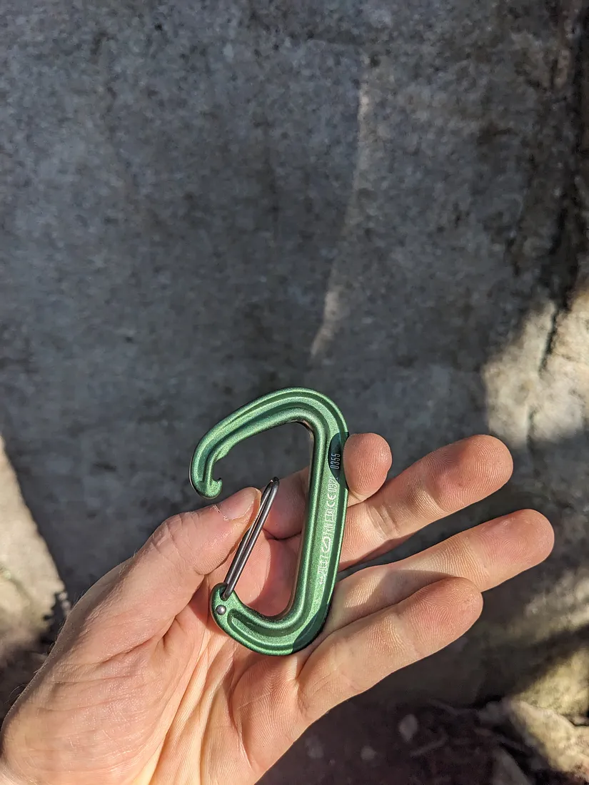 The Black Diamond LiteWire has a stiffer gate action than we typically like