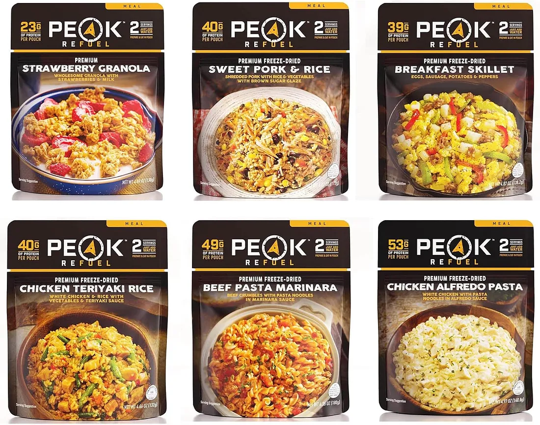 Peak Refuel Dehydrated Meals Dehydrated Meal