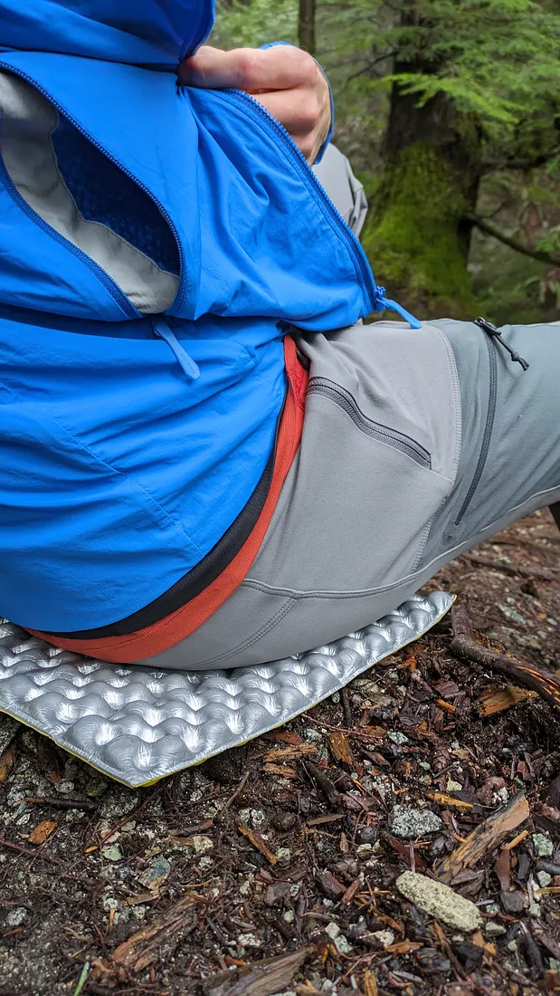 Great for keeping your butt warm and dry.