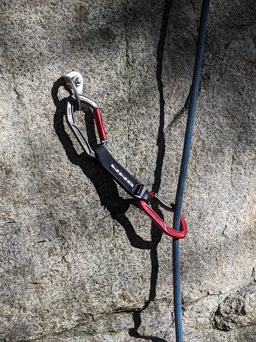 The DMM Alpha Sport clipped in on the wall