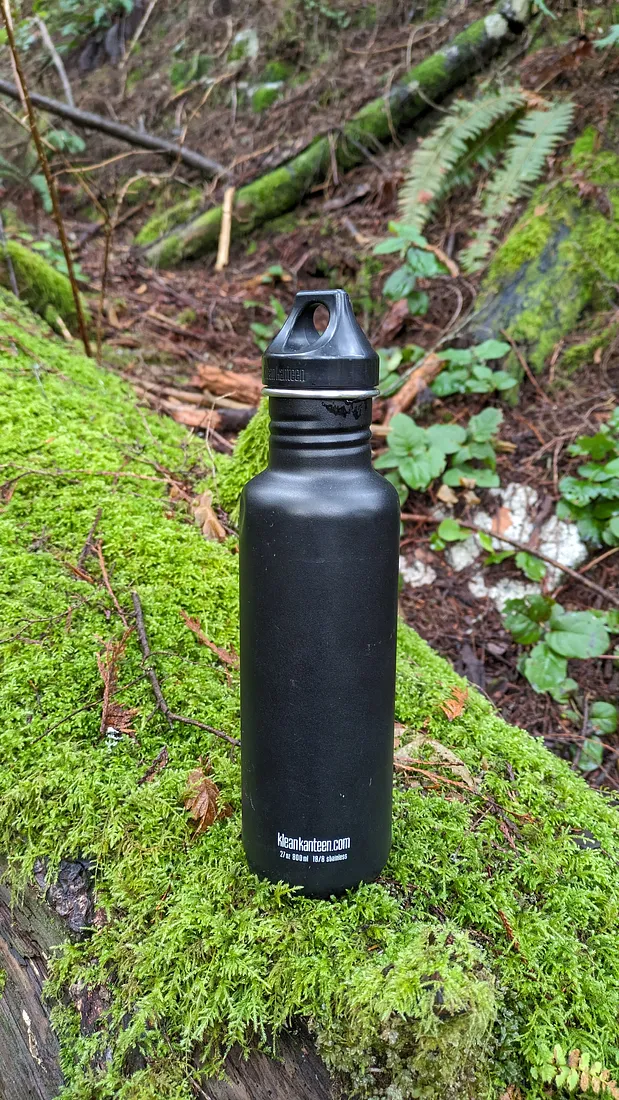 The Klean Kanteen in the wild.