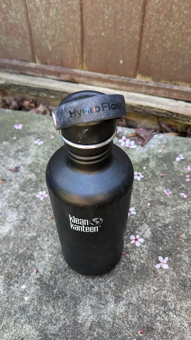 You can use Hydro Flask lids on Klean Kanteen water bottles.
